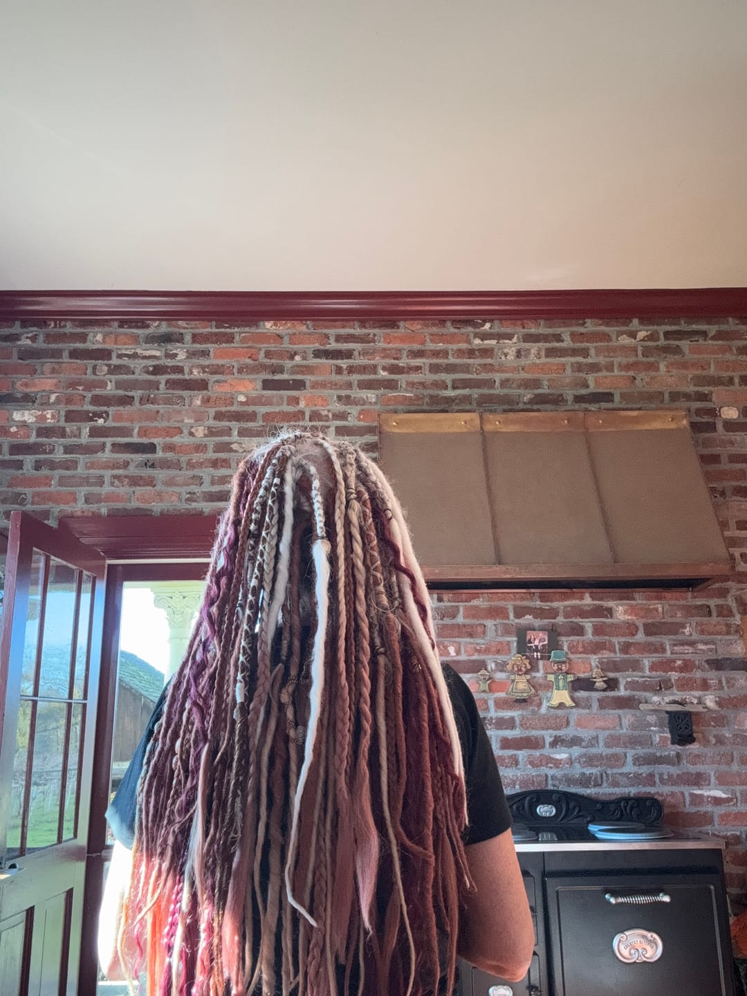 Customer photo review of DARK RED