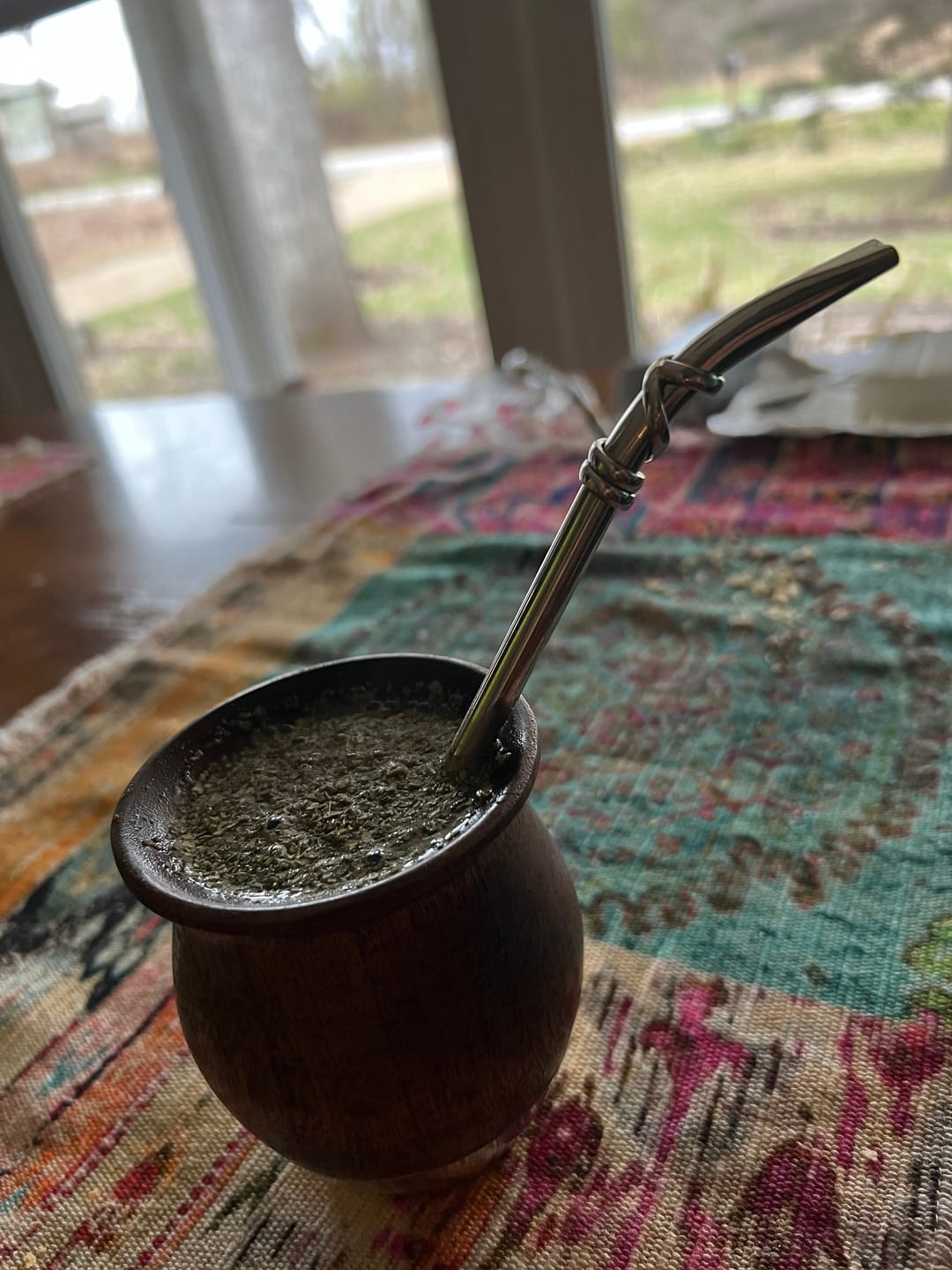 Customer photo review of Lignum Vitae Wooden Mate Cup