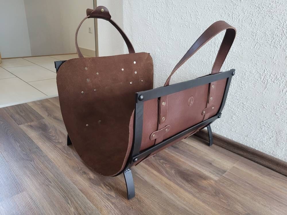 Customer photo review of Log Carrier with Iron Support