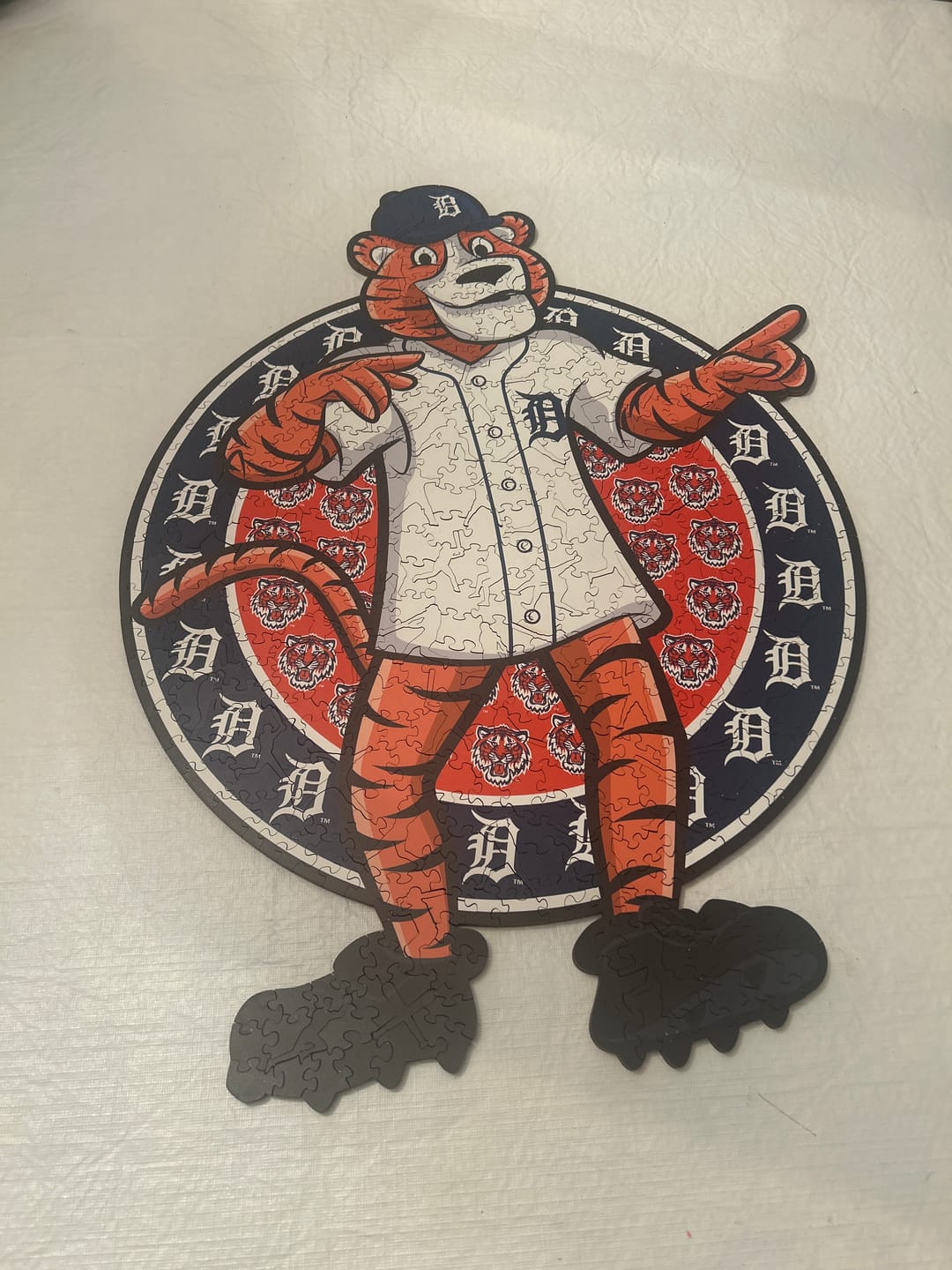Customer photo review of Detroit Tigers™ Mascot - Wooden Puzzle