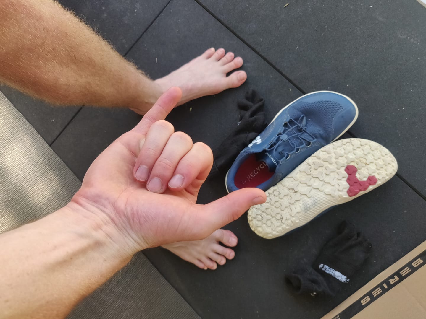 Customer photo review of Vivobarefoot Primus Trail II FG Mens Insignia Blue