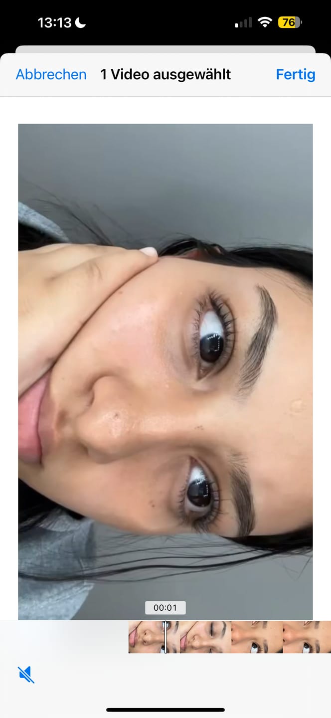 Customer photo review of fLASH EYELASH SERUM