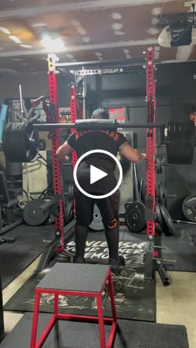 Customer video review of Riot Olympic Safety Squat Bar
