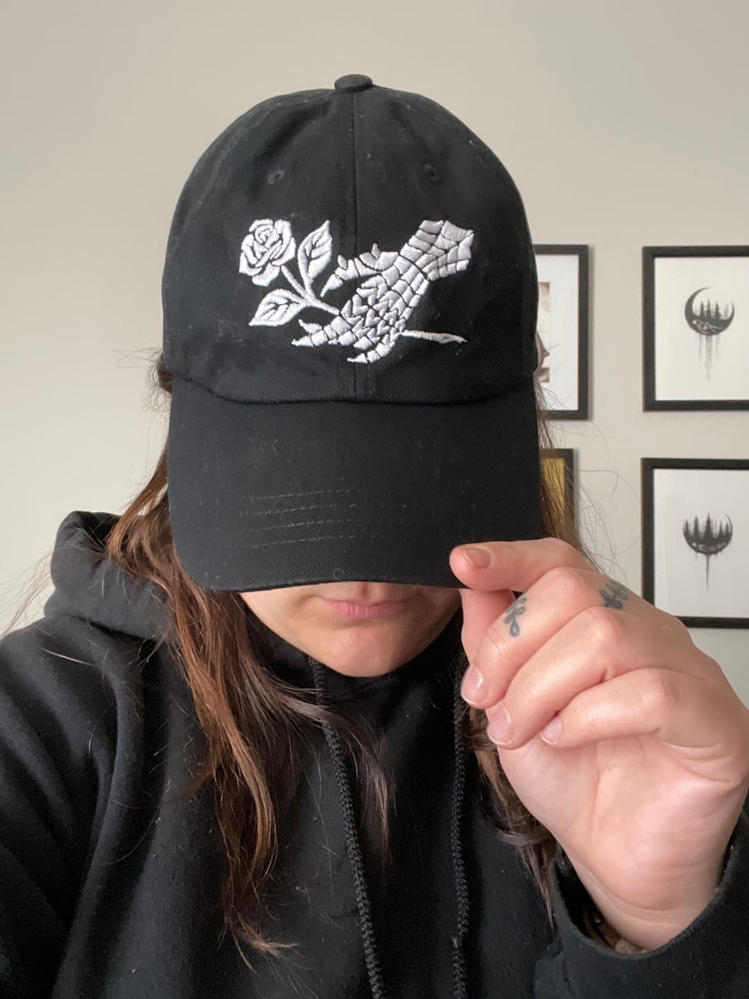 Customer photo review of Gauntlet Rose Dad Hat