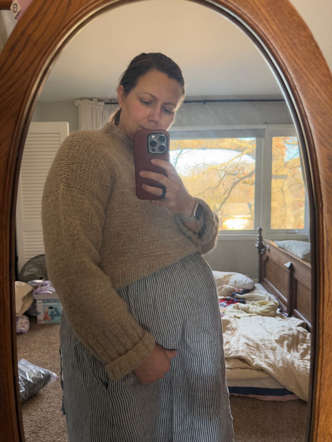 Customer photo review of Alissa Sweater - Baby Alpaca