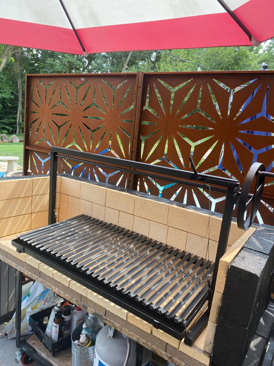 Customer photo review of Santa Maria V-Shaped Grill Grates