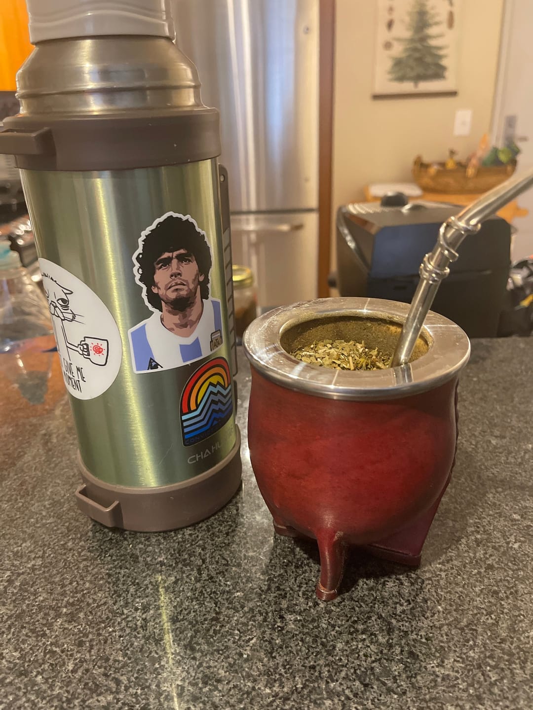Customer photo review of Camionero Leather Mate Cup Black