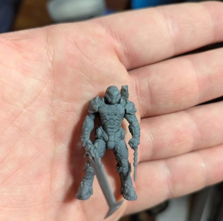 Customer photo review of Doom Guy
