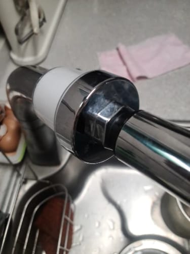 Customer photo review of AquaPure Badkamerfilter – De Ultieme Bescherming Tegen Vervuild Kraanwater