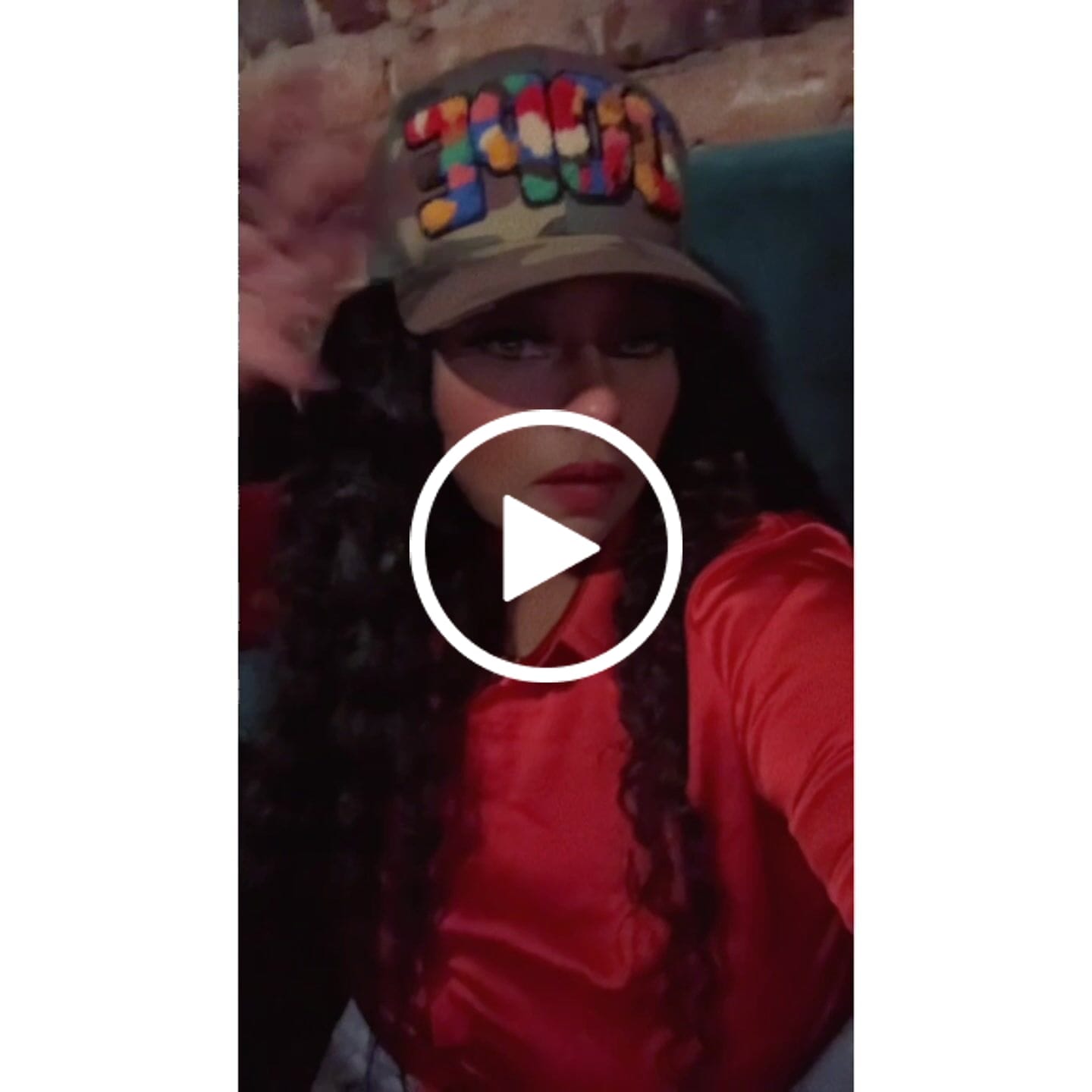 Customer video review of Chenille Dope Camo Patched Hat