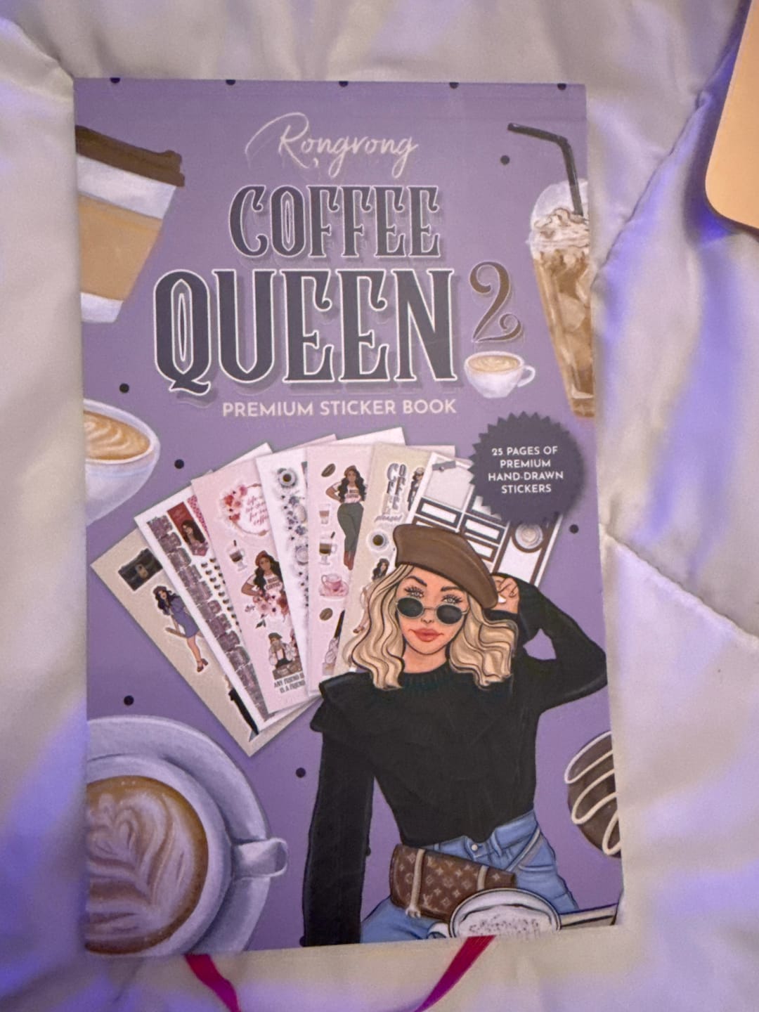 Customer photo review of Coffee Queen #2 Sticker Book