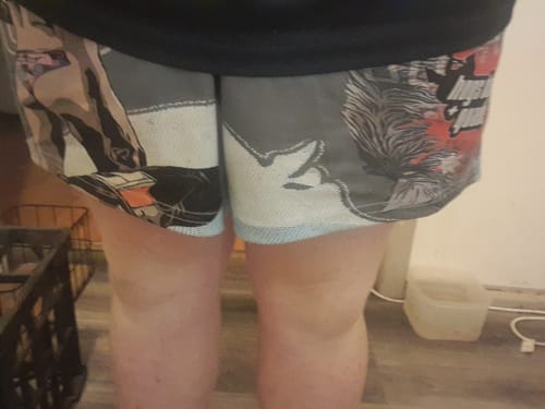 Customer photo review of 🔥NEW🔥 Footy Shorts - Aus Map Print
