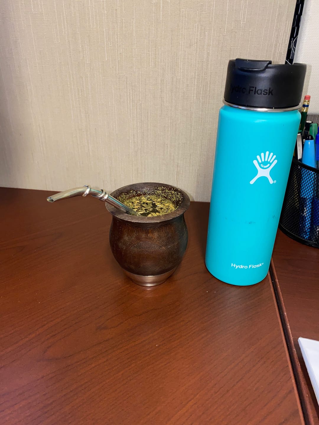 Customer photo review of Lignum Vitae Wooden Mate Cup