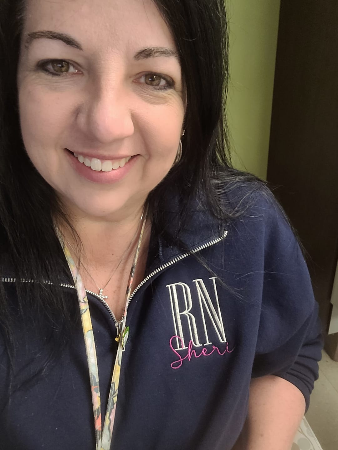 Customer photo review of Personalized 1/4 zip  Sweatshirt with Tall Certification  - Unisex Sizing