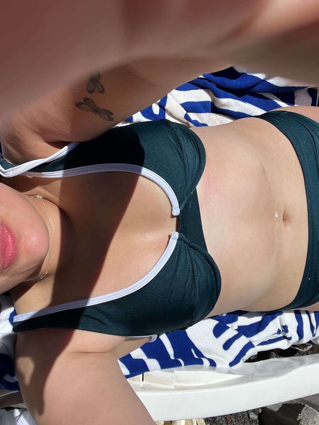 Customer photo review of Calzón Bonao Shine Blue
