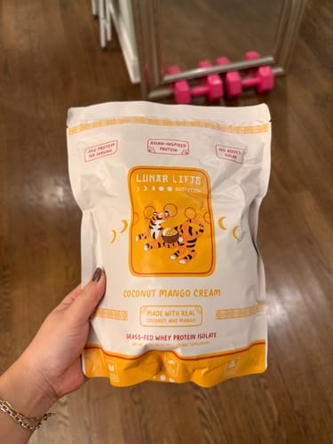 Customer photo review of Coconut Mango Cream - Whey Protein Isolate