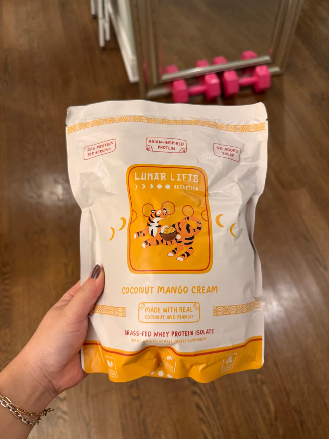 Customer photo review of Coconut Mango Cream - Whey Protein Isolate