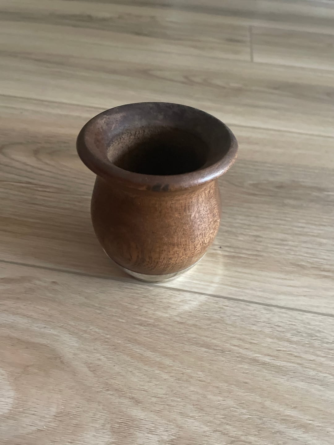 Customer photo review of Lignum Vitae Wooden Mate Cup