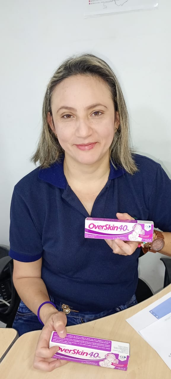 Customer photo review of Overskin Crema Antipañalitis 40% 50g (Caja de 12 unidades)