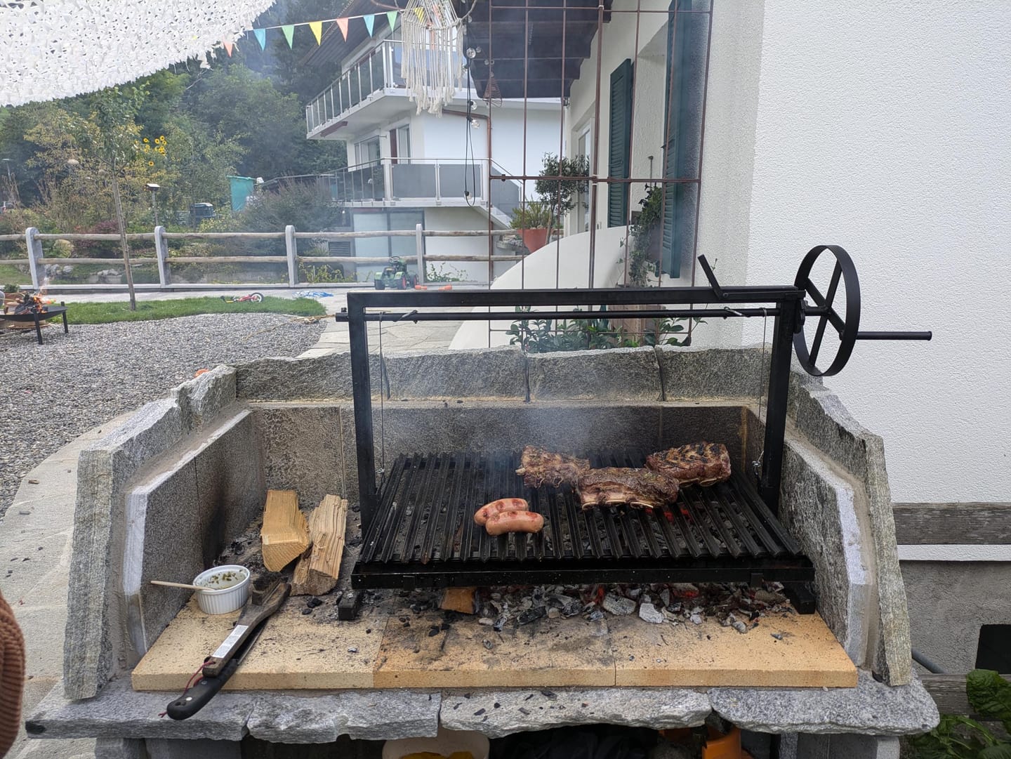 Customer photo review of Santa Maria V-Shaped Grill Grates