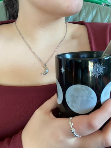Customer photo review of Mondphasen Tasse schwarz