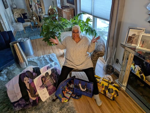 Customer photo review of Squad Travel Bag Blue