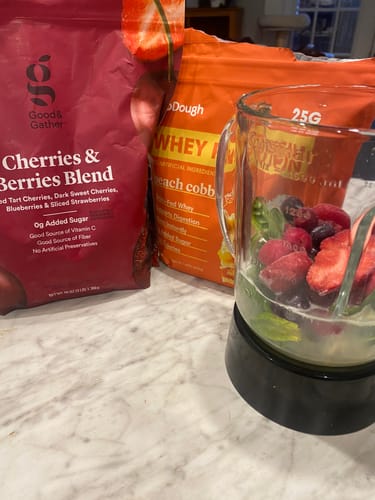 Customer photo review of Gourmet Whey Protein Powders