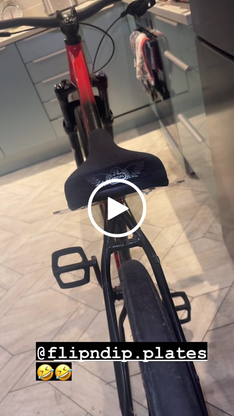 Customer video review of Acrylic 9 x 3 inch Motorcycle Number Plate