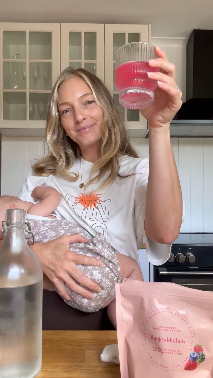 Customer photo review of Motherhood Hydration Powder - Mixed Berry