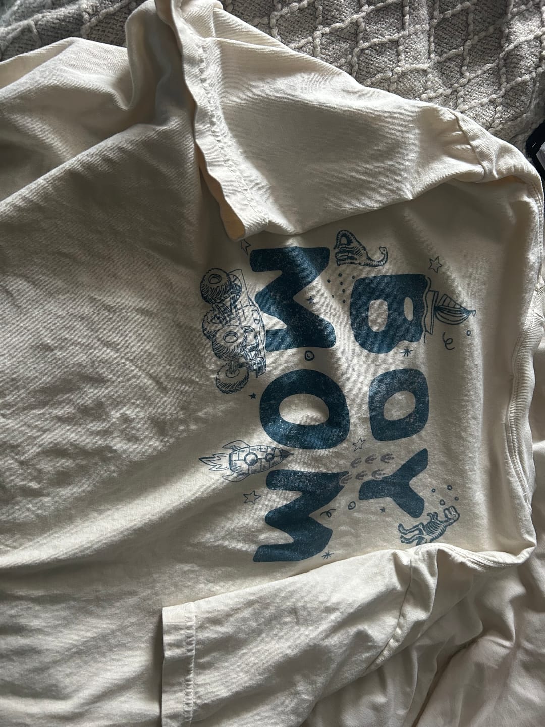 Customer photo review of Boy Mom Doodles (Back Print)