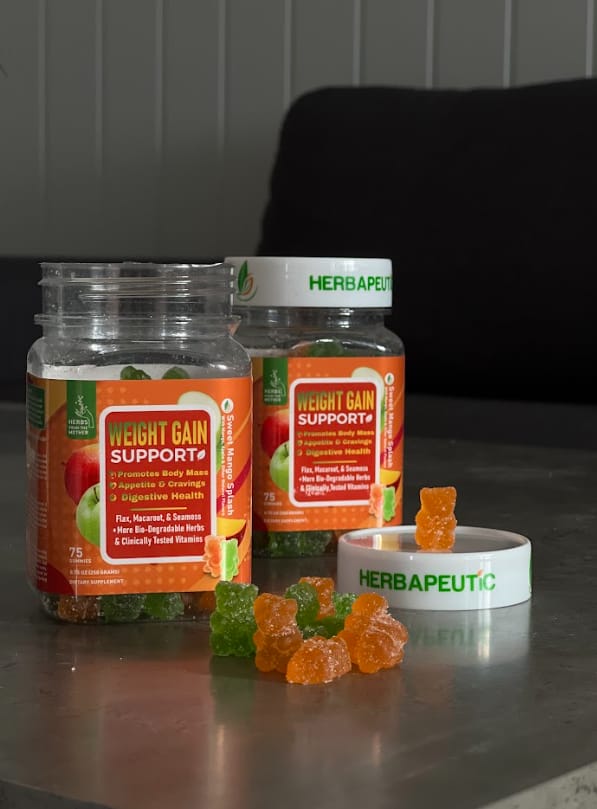 Customer photo review of Herbapeutic Weight Gain Gummies