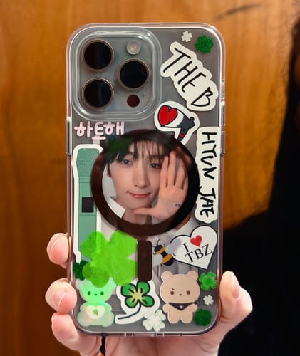 Customer photo review of CLEAR PHONE CASE INSERTS (3 PACK)