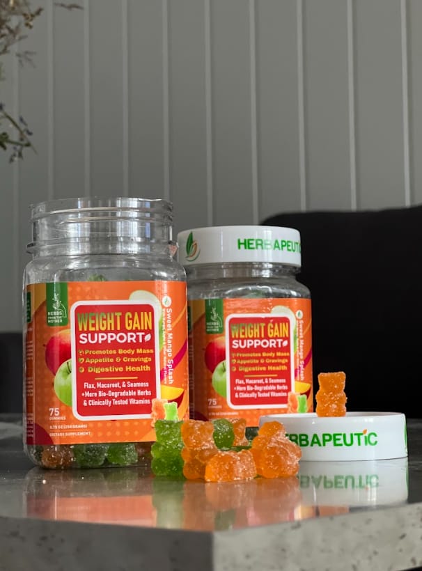 Customer photo review of Herbapeutic Weight Gain Gummies