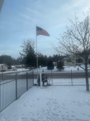 Customer photo review of 3' x 5' American Flag
