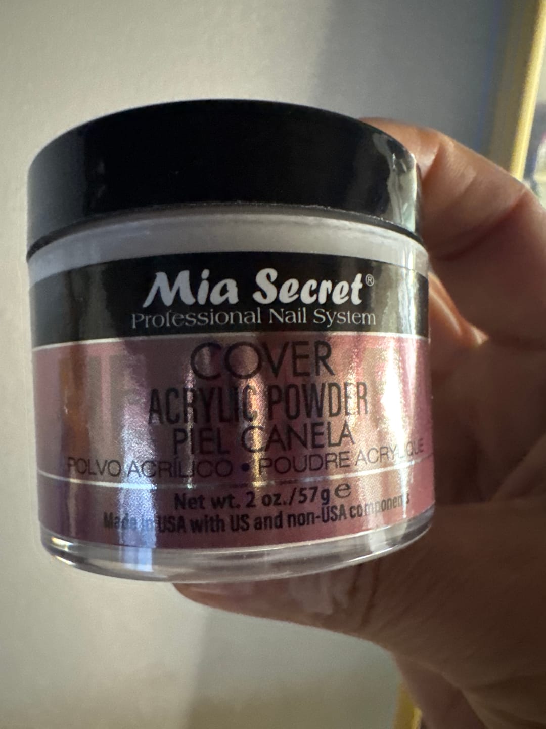 Customer photo review of Mia Secret Acrylic Powder - Cover Piel Canela (2oz)