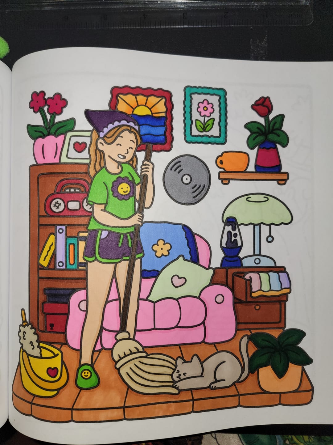 Customer photo review of Ohuhu Honolulu 6 Colors Dual Tips Alcohol Art Markers