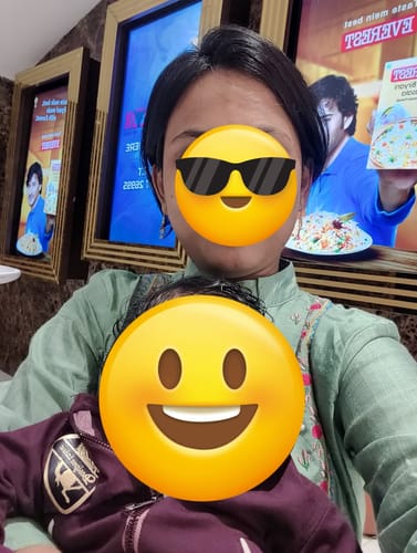 Customer photo review of Pista Green Embroidered Festive Maxi