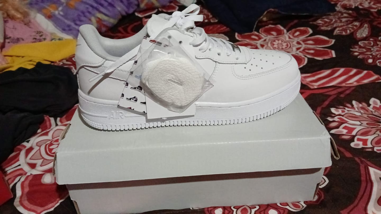 Customer photo review of Tenis Air Force 1 Blanco Total Piel 1.1