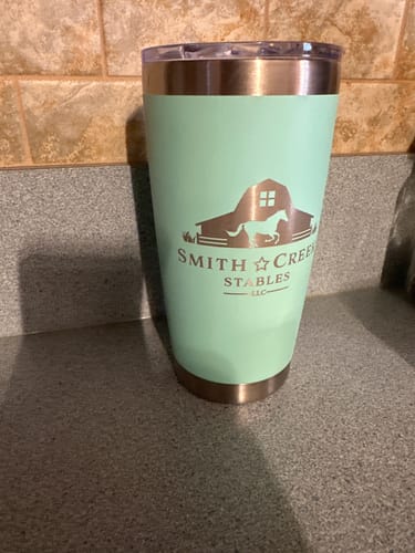 Customer photo review of (6 Pieces) Custom Laser Engraved - 20oz Tumblers