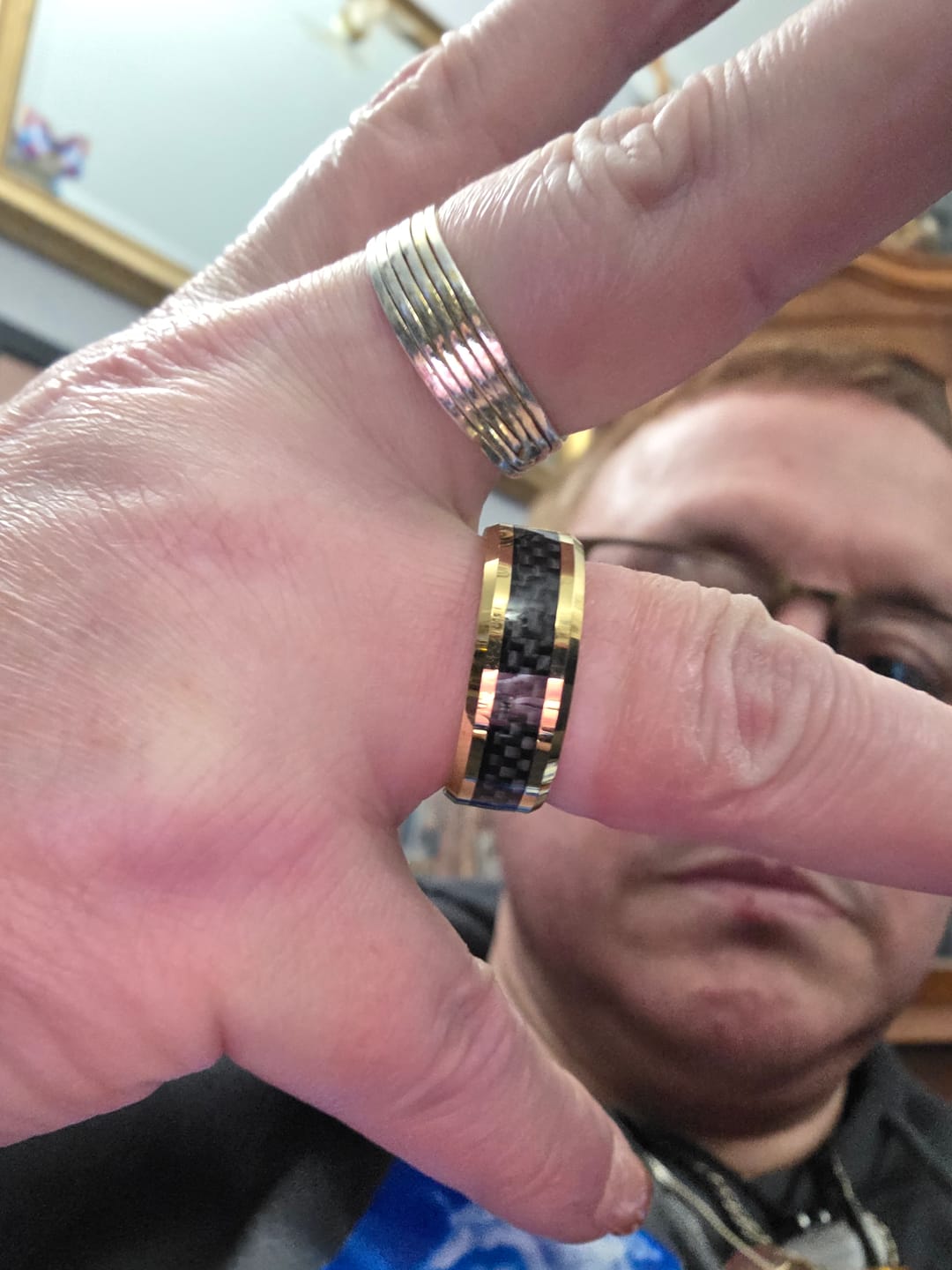 Customer photo review of The Third Dimension Wonder Ring Set