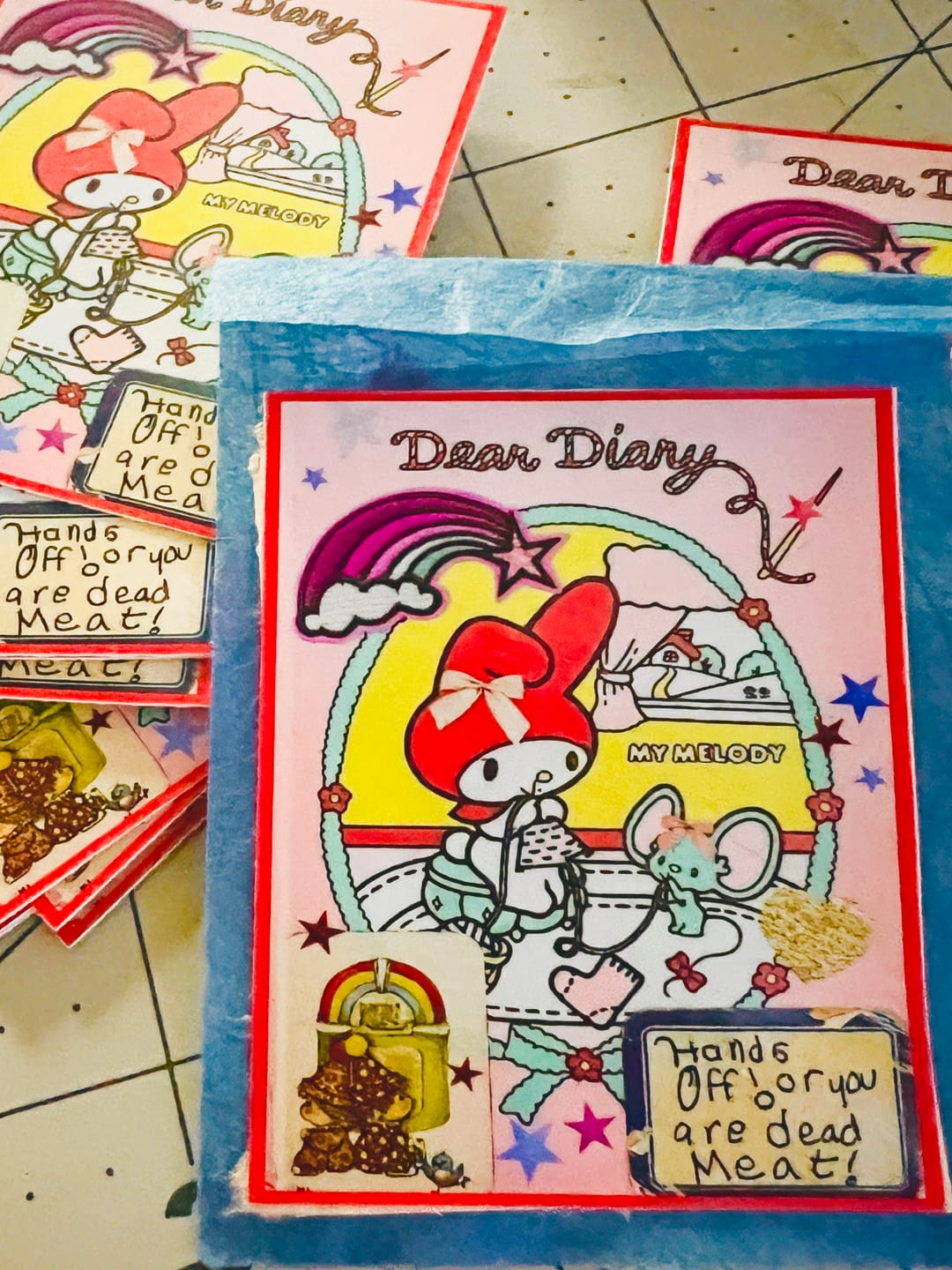 Customer photo review of Square Stickers