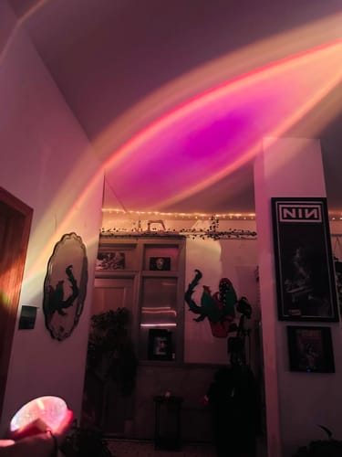 Customer photo review of Led Crystal Eye Table Lamp