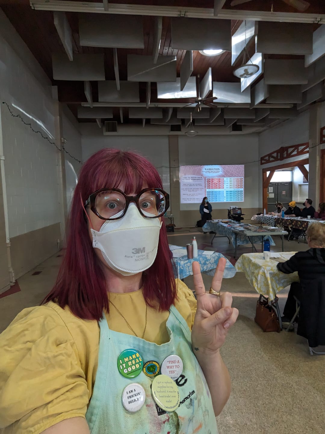 Customer photo review of 3M N95 Aura™ Respirator and Surgical Mask 1870+ Made in Canada (NIOSH)