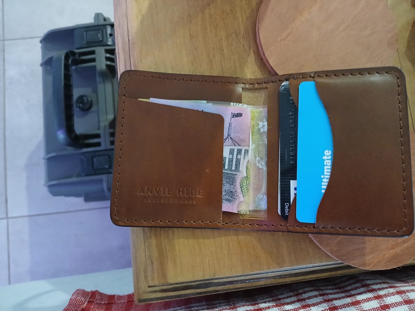 Customer photo review of The Bi-fold Wallet