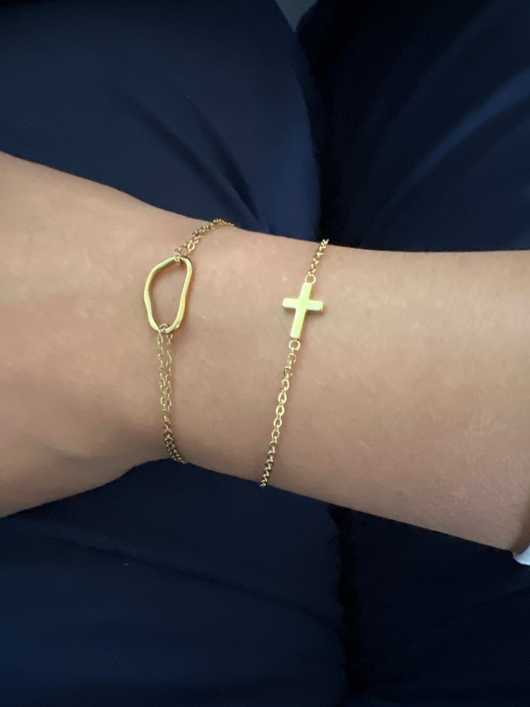Customer photo review of Cross Bracelet