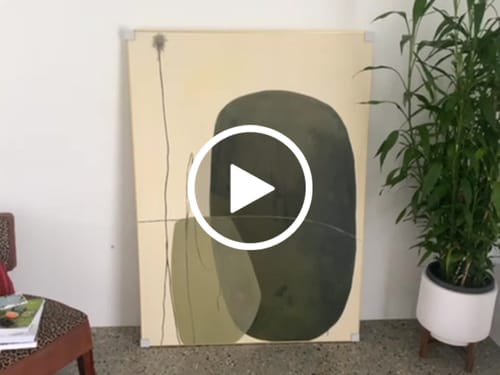 Customer video review of Abstract Painting Canvas #AP068