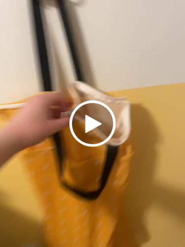 Customer video review of Basics Large Zipper Hanging Wet Bag, Laundry Bag with Handles