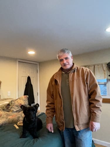 Customer photo review of Washed Duck Cloth Flannel-Lined Work Jacket