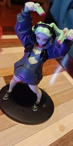 Customer photo review of 16CM Cyberpunk: Edgerunners Rebecca Figure – Standing Anime Model Toy & Collectible Gift