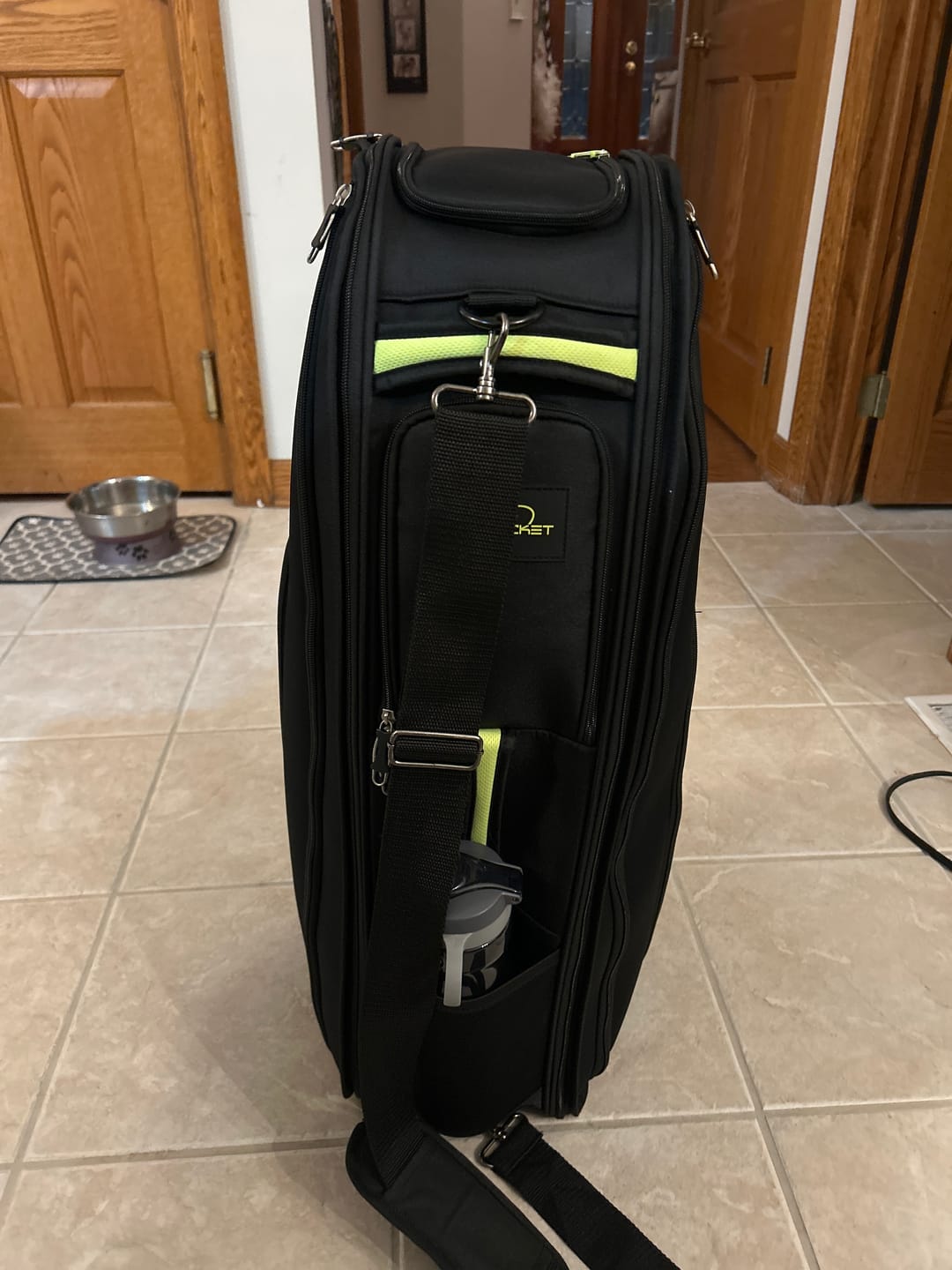 Customer photo review of The Rocket Tennis Racquet Bag